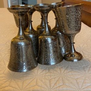 World Gifts, 7 silver goblets